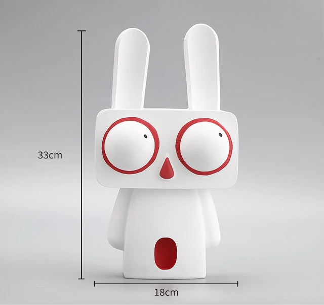Abstract Rabbit Ornament