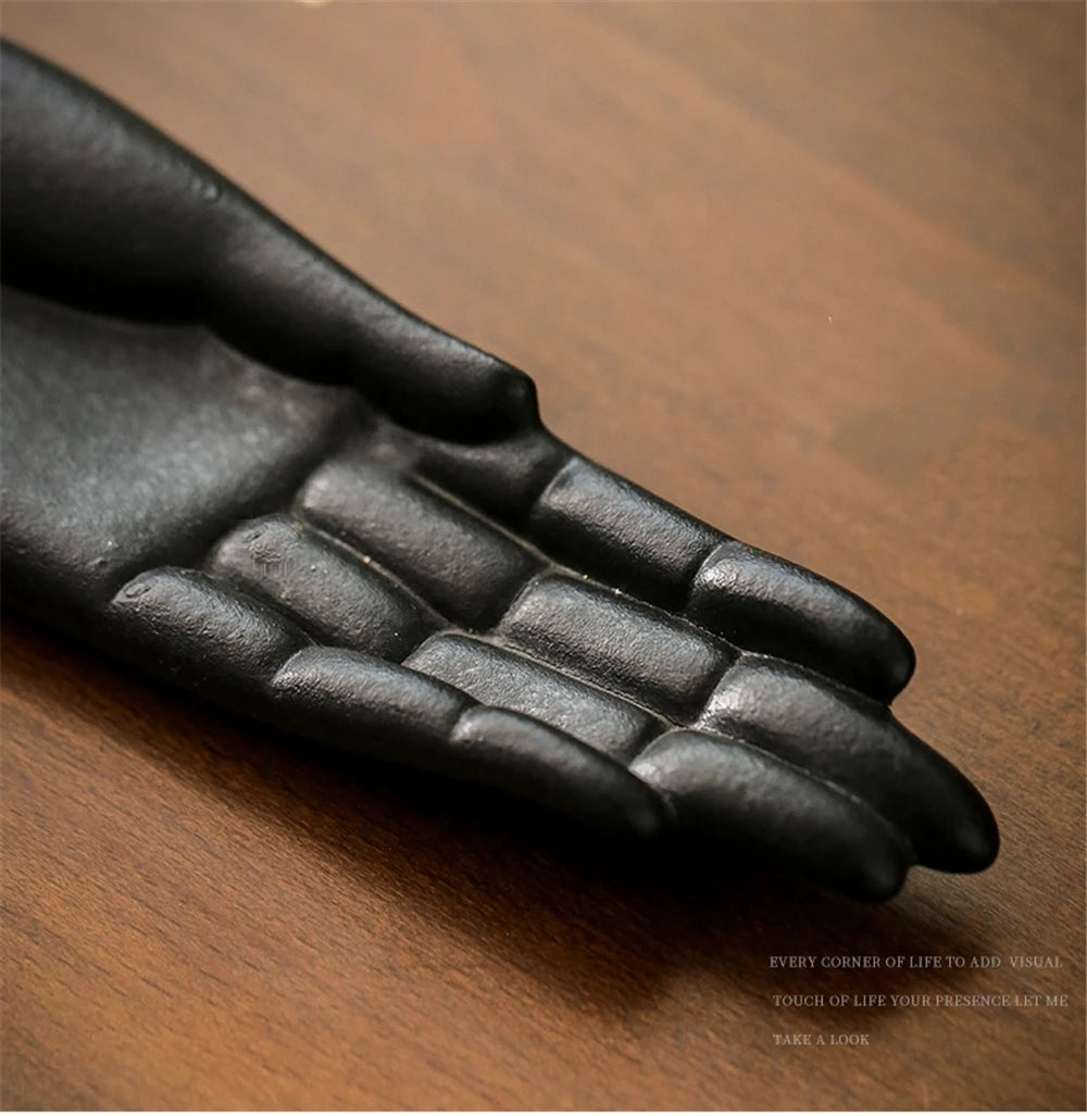 Ceramic Buddha Hand Incense Burner