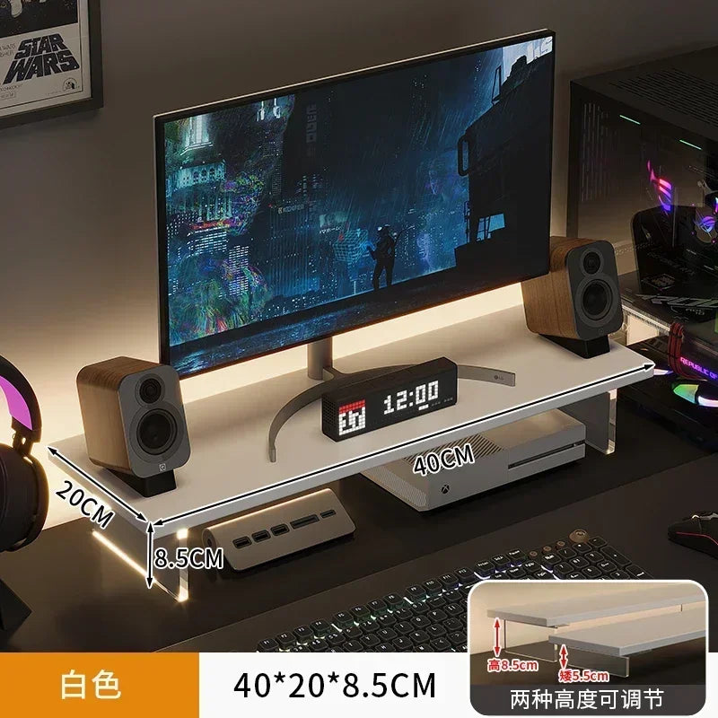 Clear Acrylic Monitor Stand