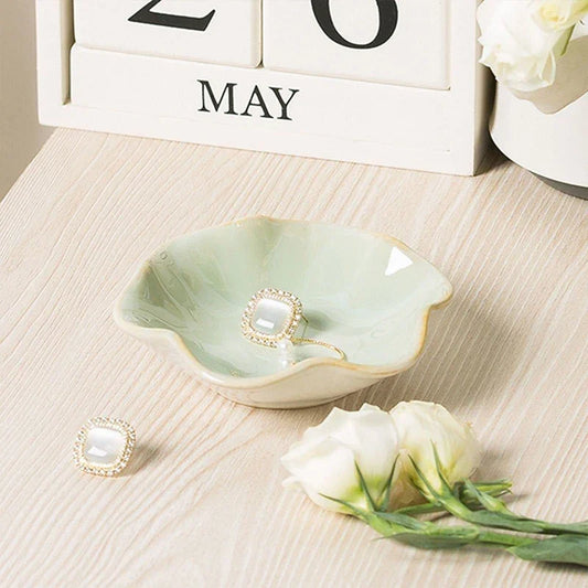 Lotus Ceramic Jewelry Tray