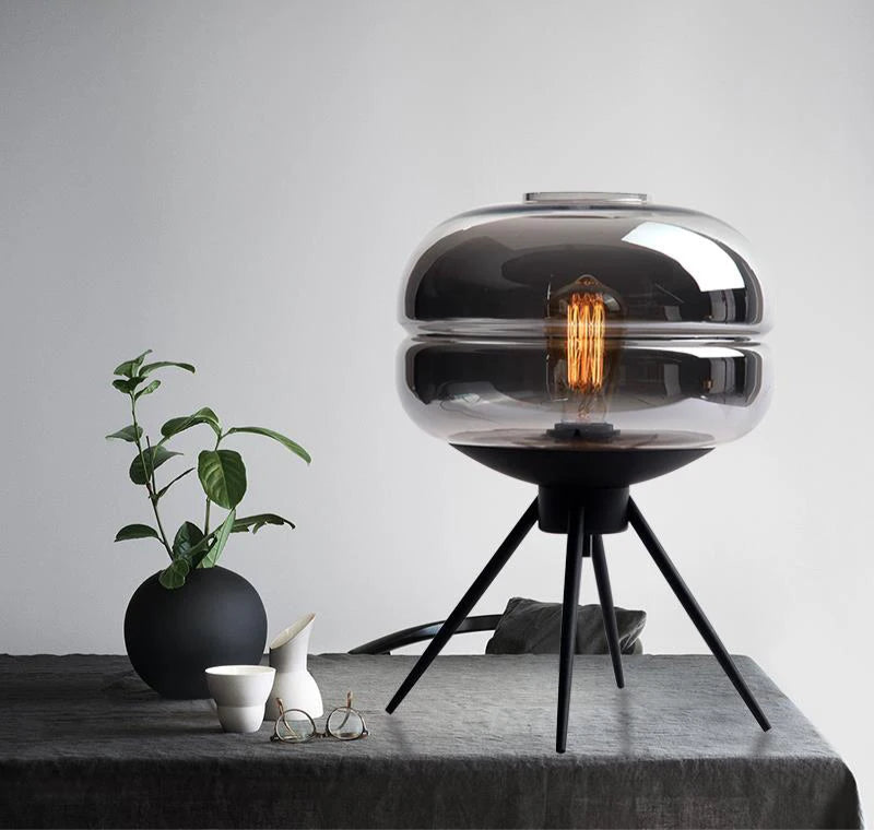 Glass Table Lamp