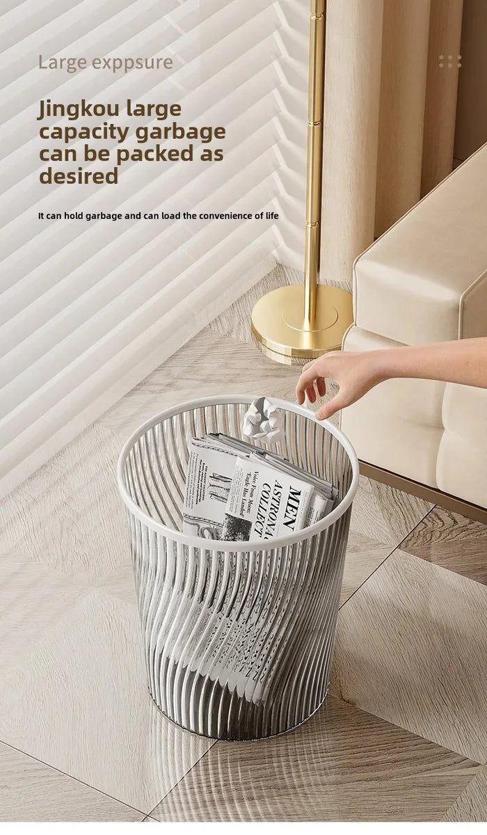 Clear Luxe Dustbin