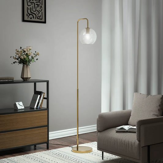 Gold Arc Floor Lamp