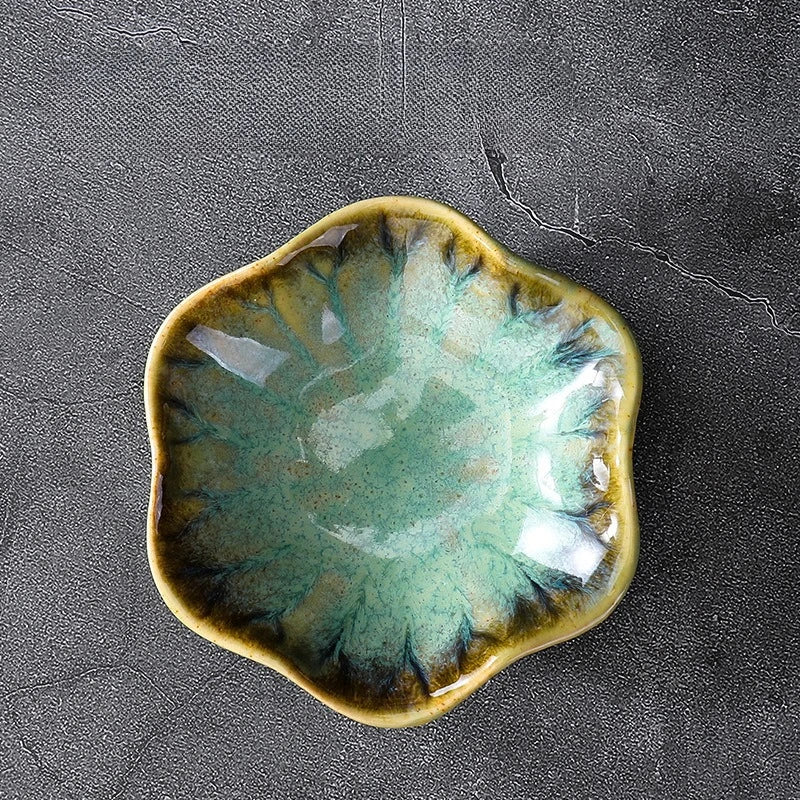 Lotus Leaf Ceramic Trinket Dish