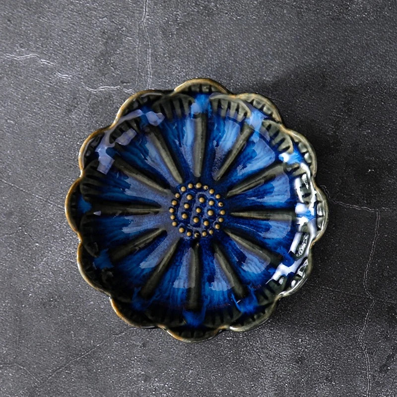 Lotus Leaf Ceramic Trinket Dish
