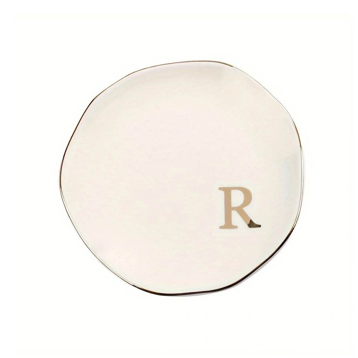Personalized Initials Ceramic Ring Dish