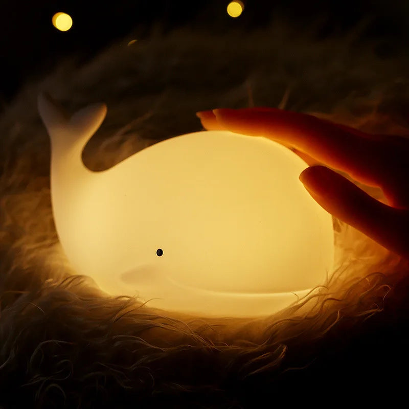 Cute Whale Night Light