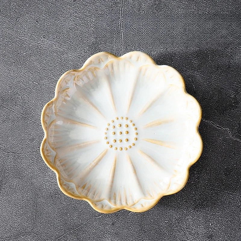 Lotus Leaf Ceramic Trinket Dish