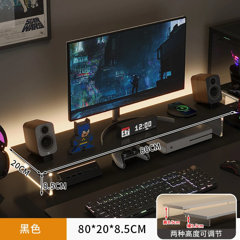 Clear Acrylic Monitor Stand