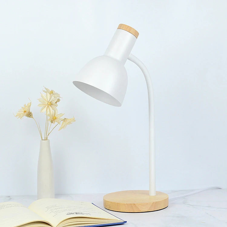 Wood & Iron Desk Lamp