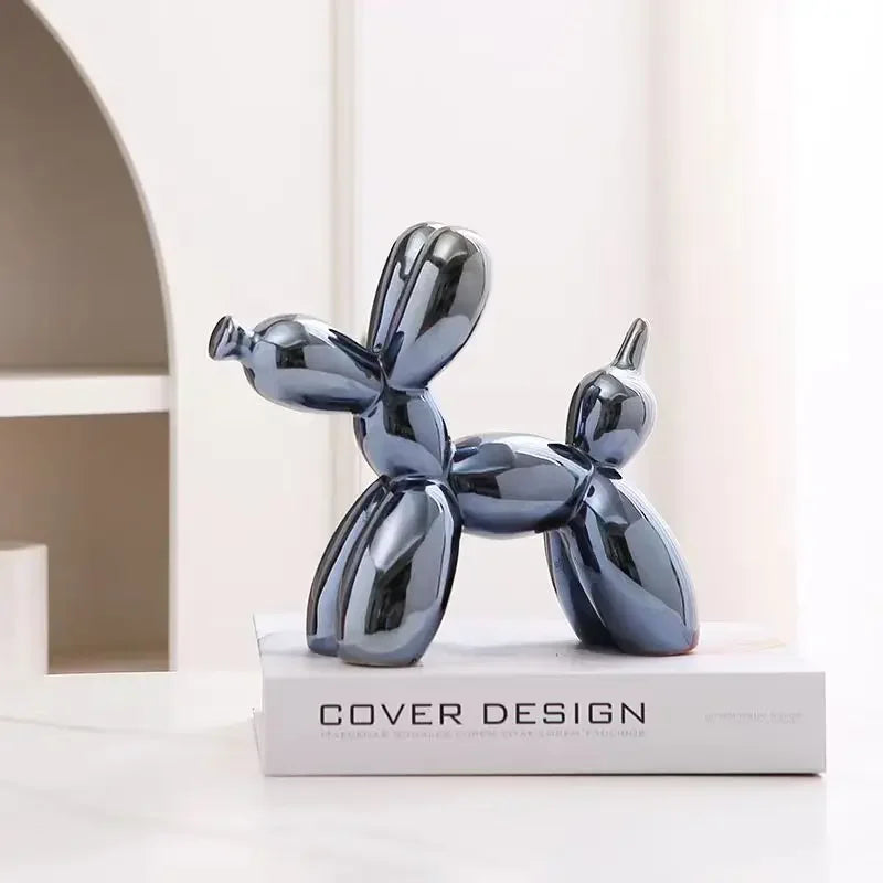 Ceramic Balloon Dog Statue