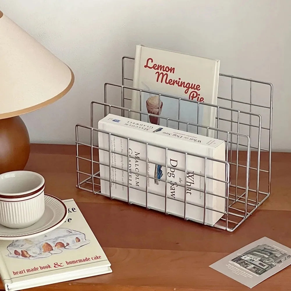 Metal Mesh Organizer Rack