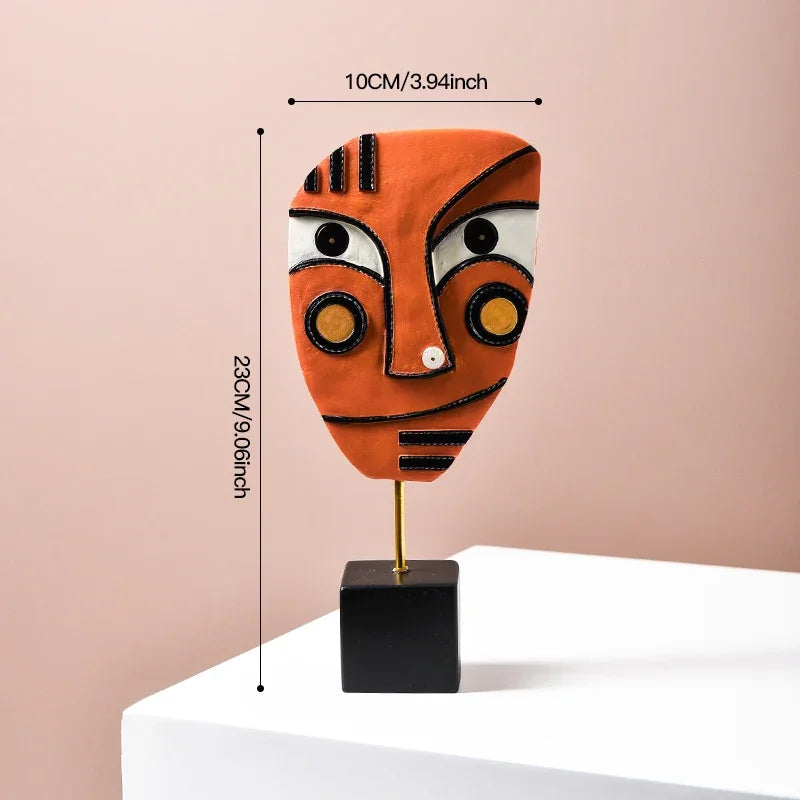 African Tribal Mask Sculpture