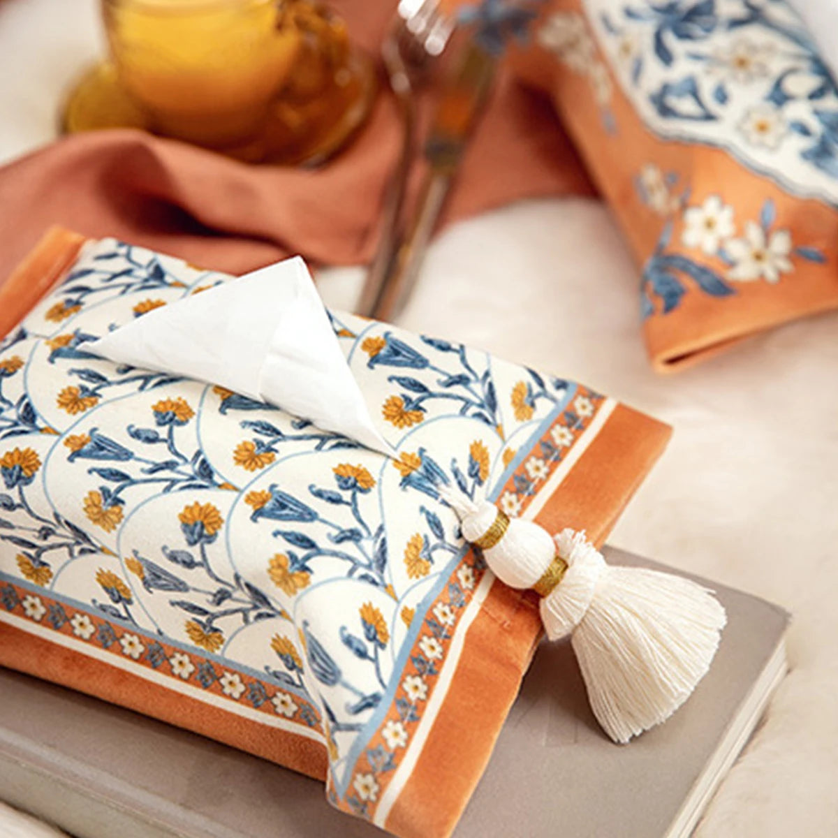 Retro Tassel Tissue Box
