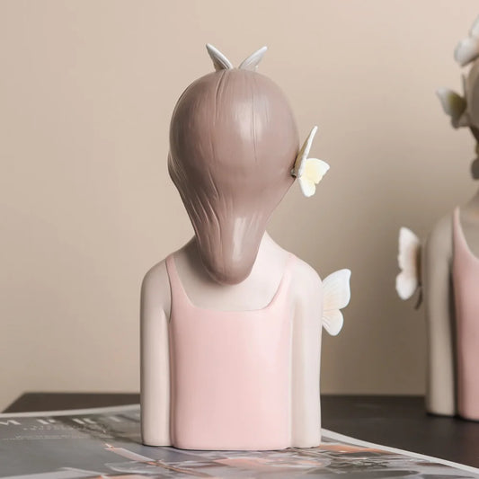 Butterfly Fairy Girl Statue