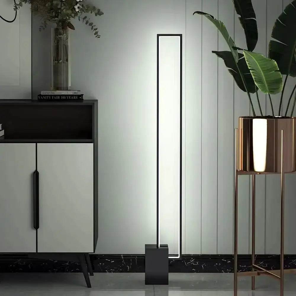 Black LED Floor Lamp