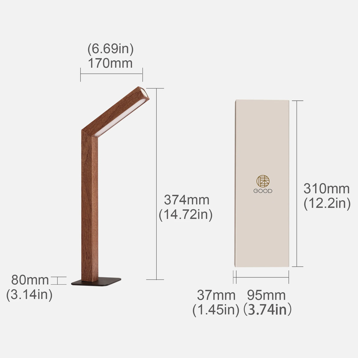 Rotating Wooden Lamp