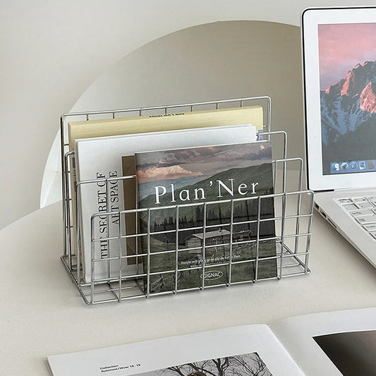 Minimalist Iron Desk Rack