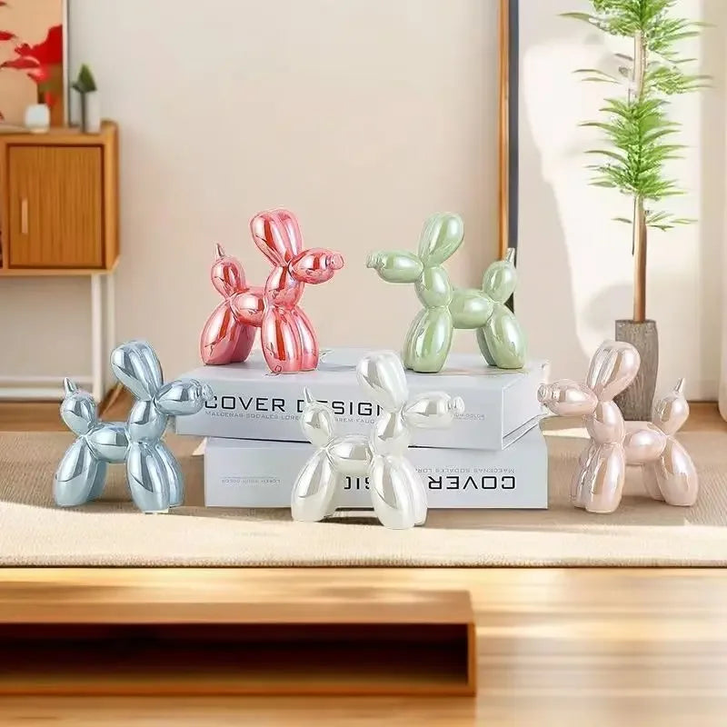 Ceramic Balloon Dog Statue