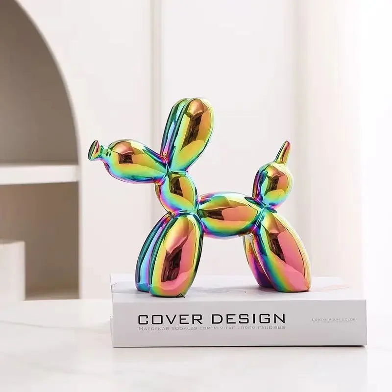 Ceramic Balloon Dog Statue