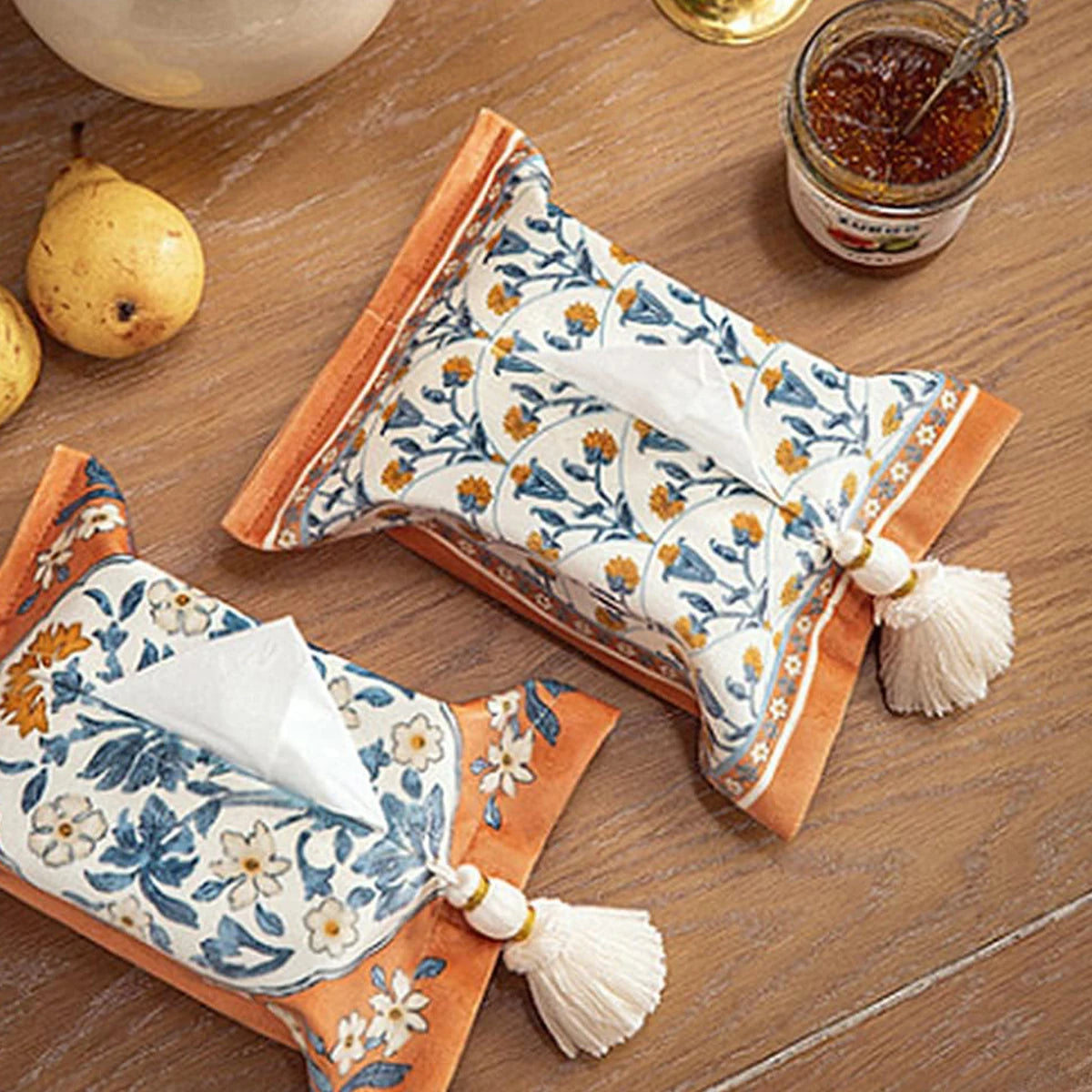 Retro Tassel Tissue Box